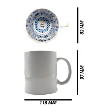 11oz white ceramic father's day mug