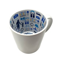 11oz white ceramic father's day mug