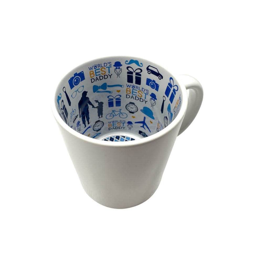 11oz white ceramic father's day mug