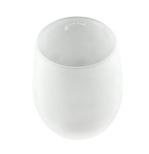 Plain Frosted Wine Glass