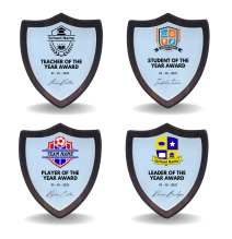 sublimation shield trophy