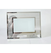 23x18cm glass photo display with frame