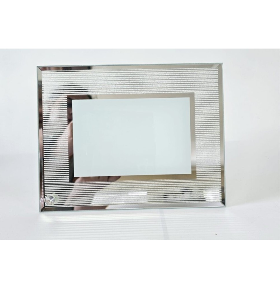 23x18cm glass photo display with frame
