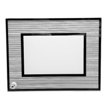 23x18cm glass photo display with frame
