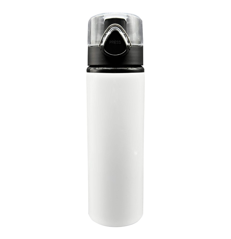 850ml White Aluminium Fresh Seal Water Bottle