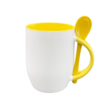 12oz ceramic mugs with spoons