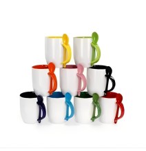 12oz ceramic mugs with spoons