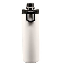 20oz white stainless steel sports skinny tumbler