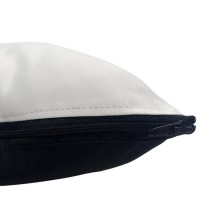 Pillowcase With Pillow White Black 34x34cm