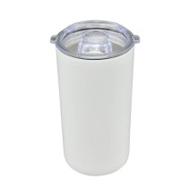 12oz White Stainless Steel Skinny Tumbler