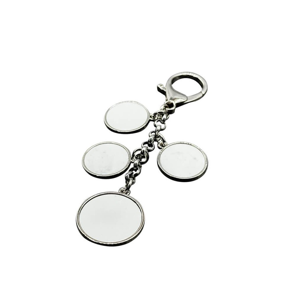 Metal Keyring with Charms