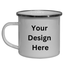 Enamel Metal Mug + Print
