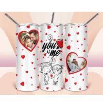 Valentines Forever Love + Tumbler