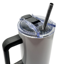 Double Wall Stainless Steel 30oz 900ml Baby Jack - White