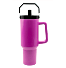 Double Wall Stainless Steel 40oz big Jack pink Shimmer