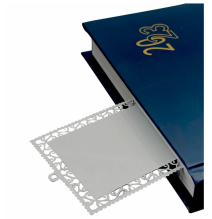 Aluminum Bookmark White