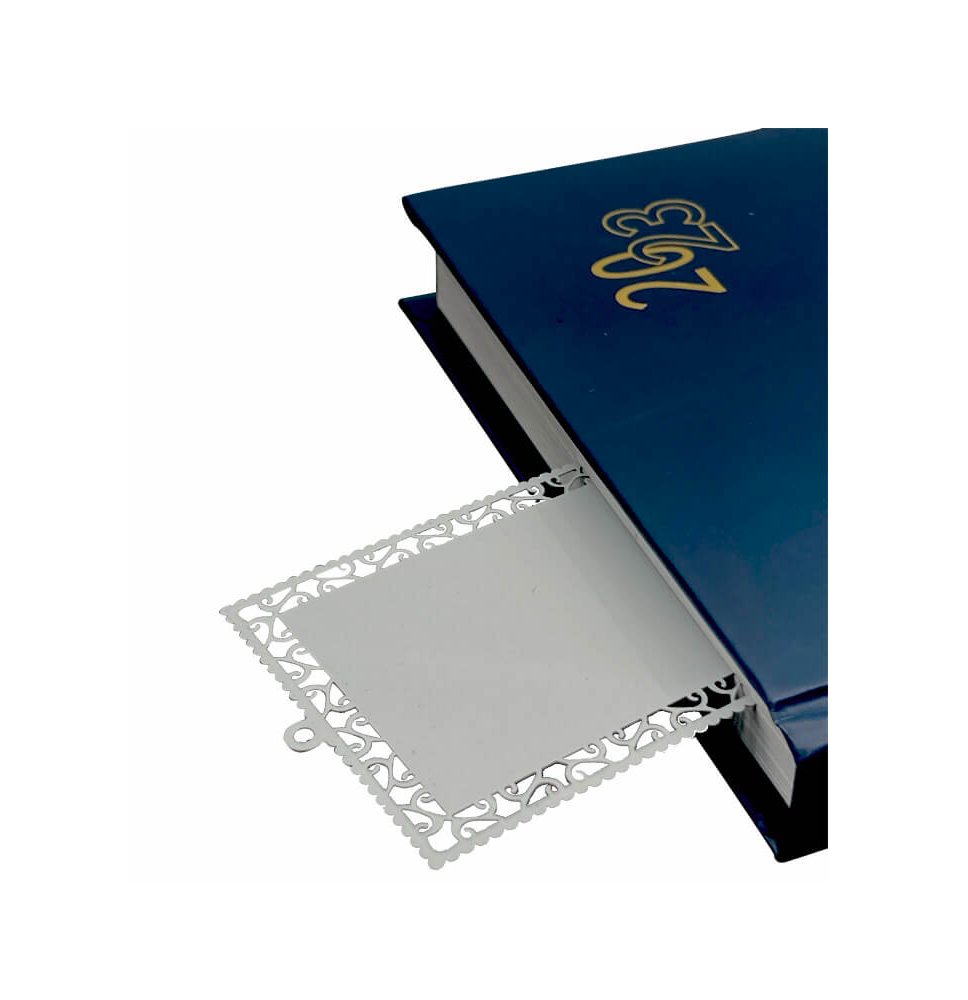 Aluminum Bookmark White